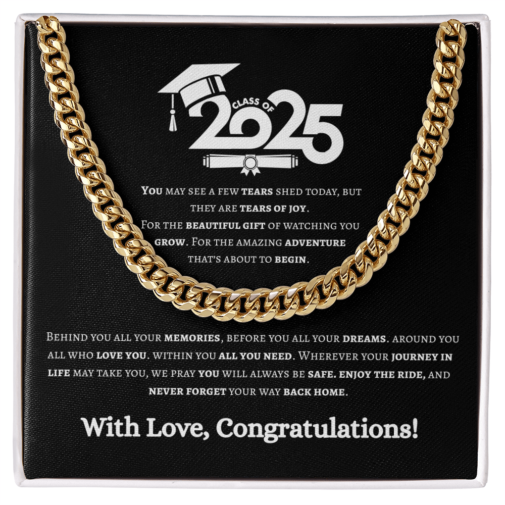 Cuban Chain Grad 2025 Black