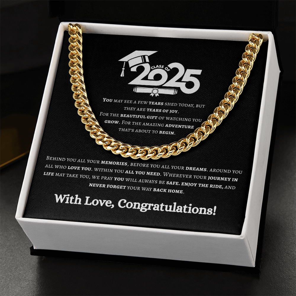 Cuban Chain Grad 2025 Black