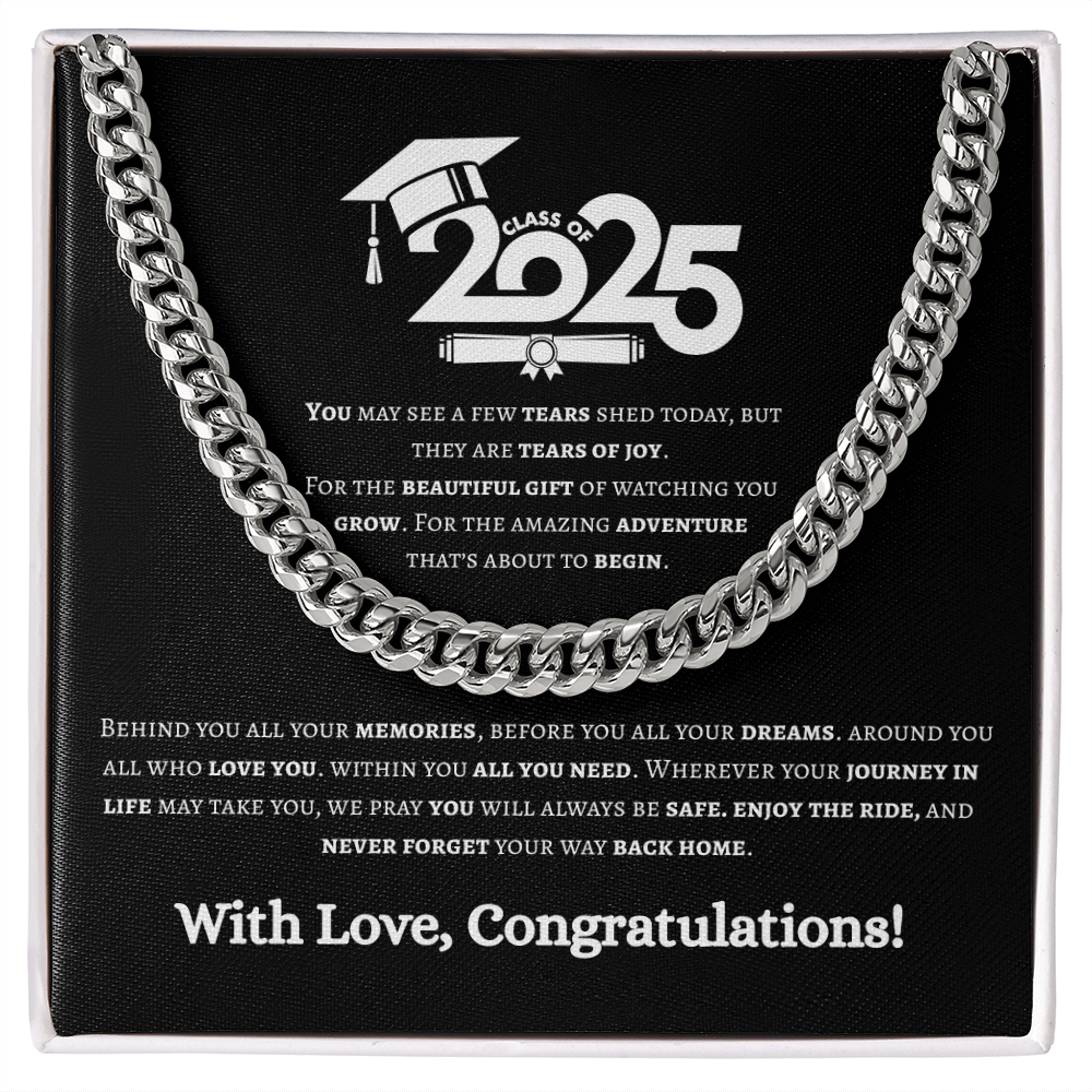 Cuban Chain Grad 2025 Black