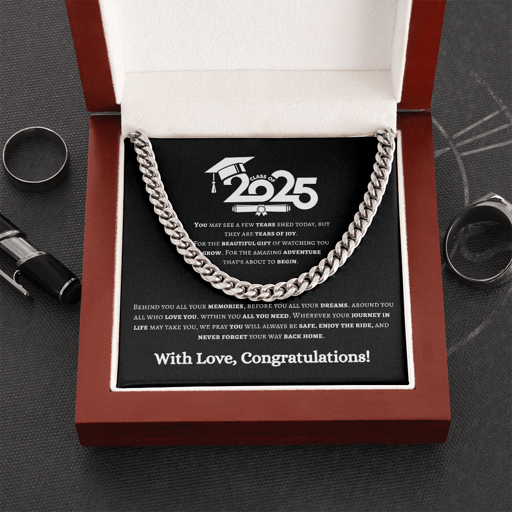 Cuban Chain Grad 2025 Black