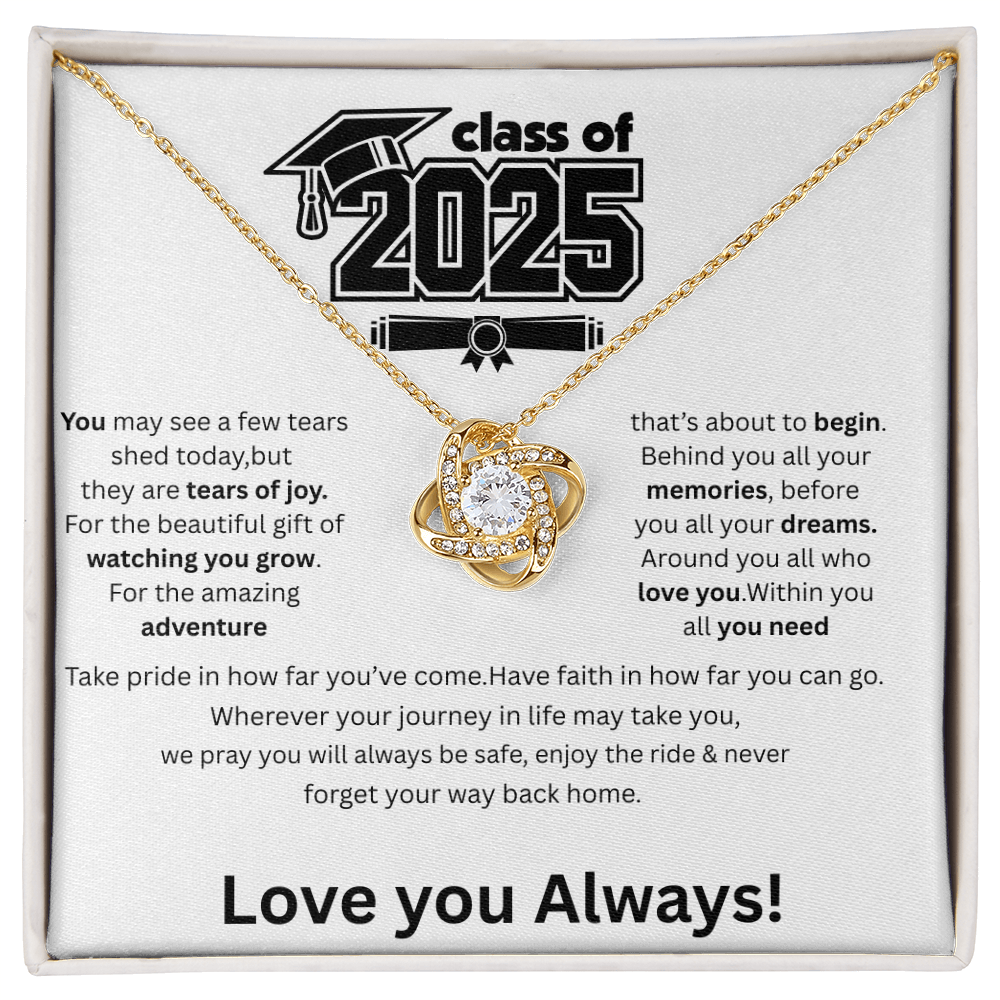 Class of 2025 Love Knot Necklace