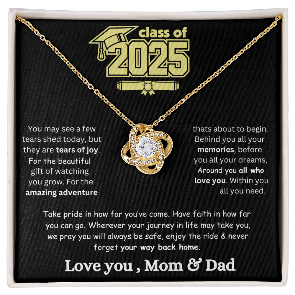 2025 Love Knot Graduation Necklace