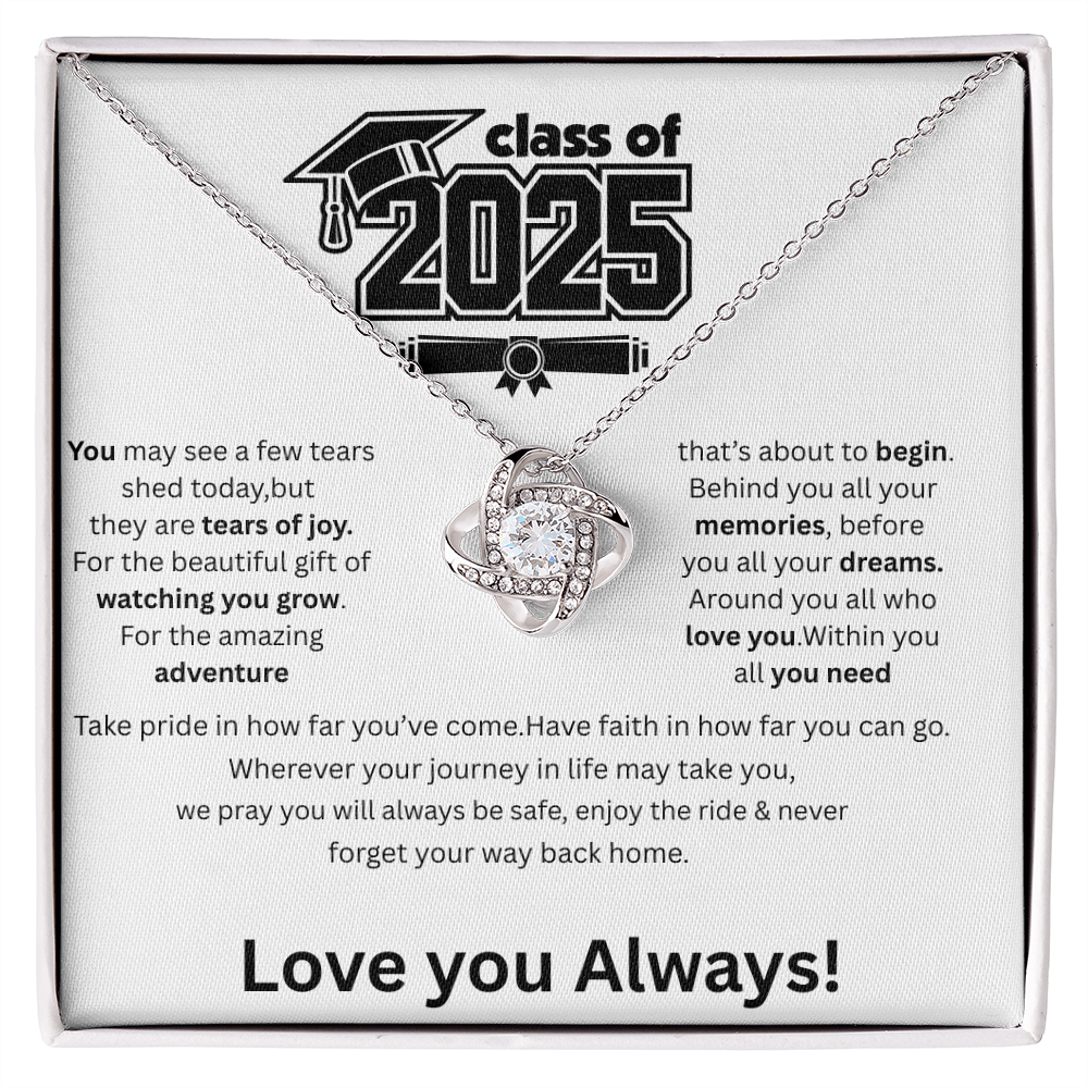 Class of 2025 Love Knot Necklace