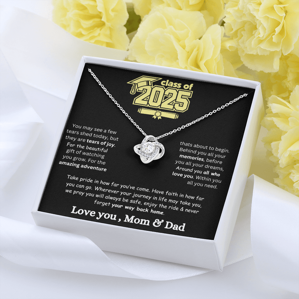 2025 Love Knot Graduation Necklace