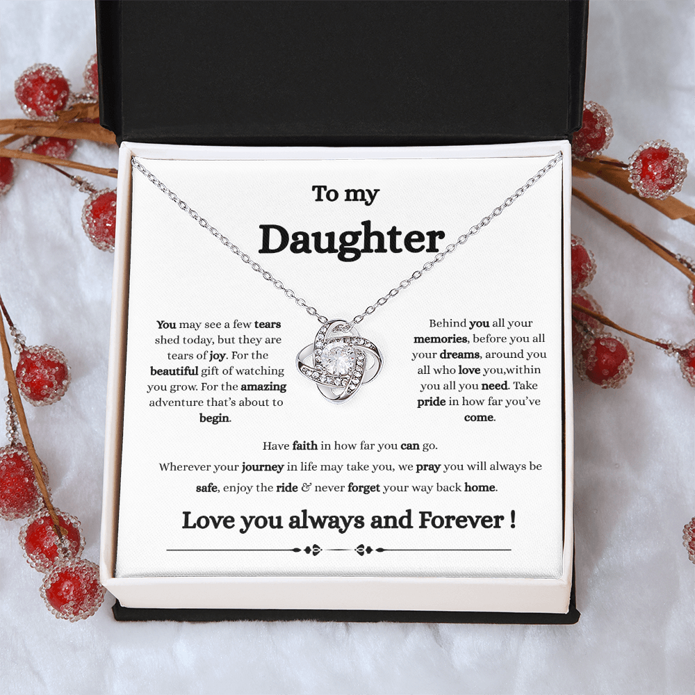 Happy Tears Daughter Necklace