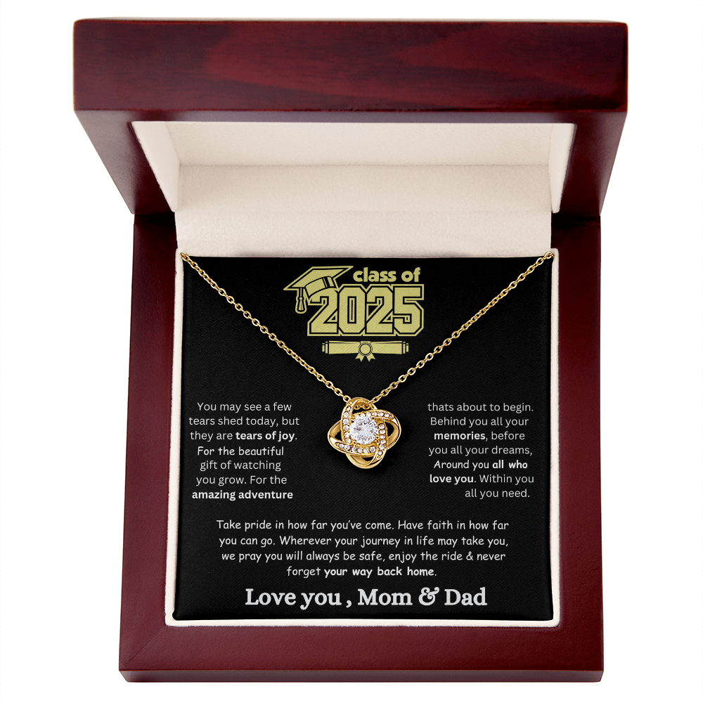 2025 Love Knot Graduation Necklace