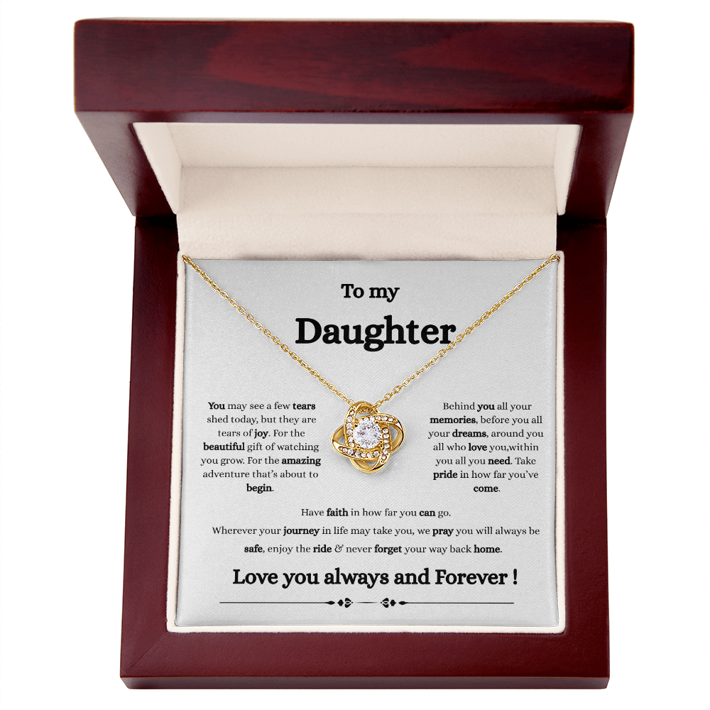 Happy Tears Daughter Necklace