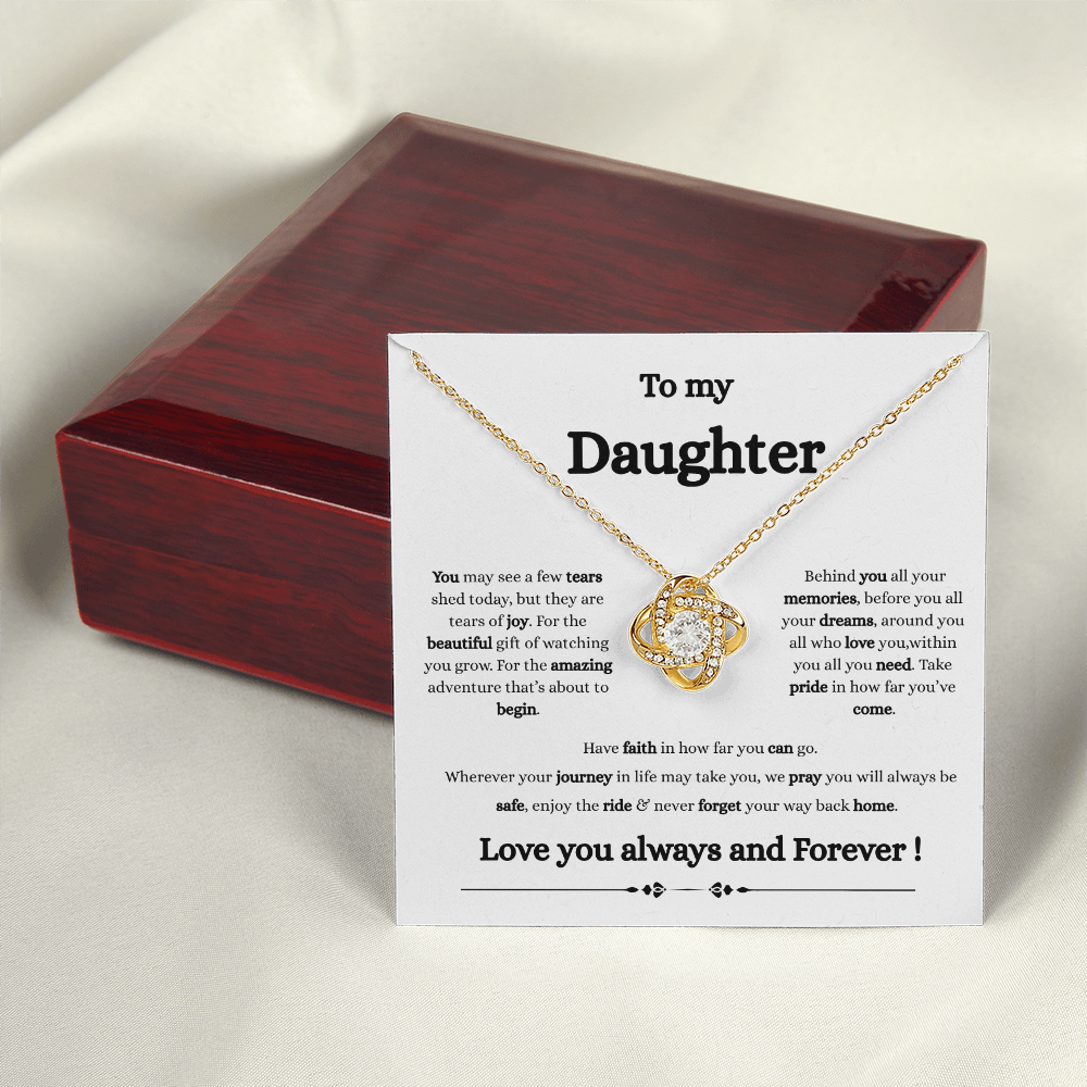 Happy Tears Daughter Necklace