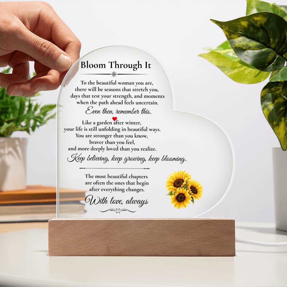 Bloom Through It Night Light