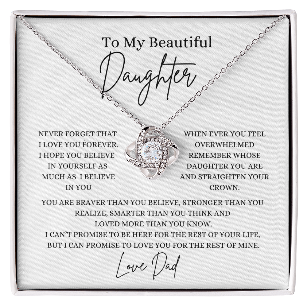 To My Beautiful Daughter Love, Dad