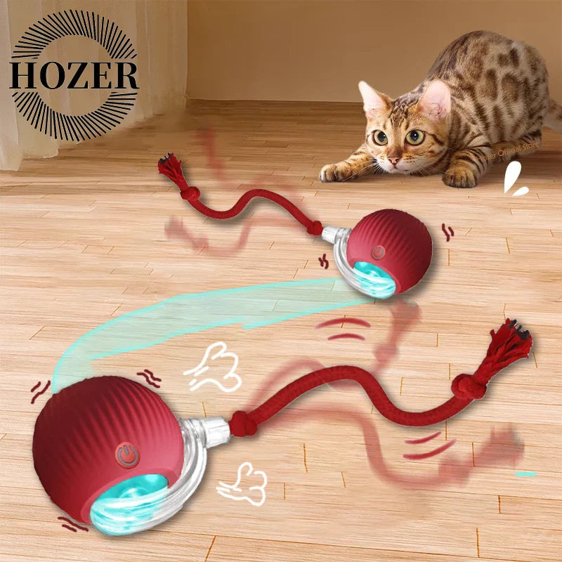 Cat Interactive Ball Toys Automatic Rolling Ball