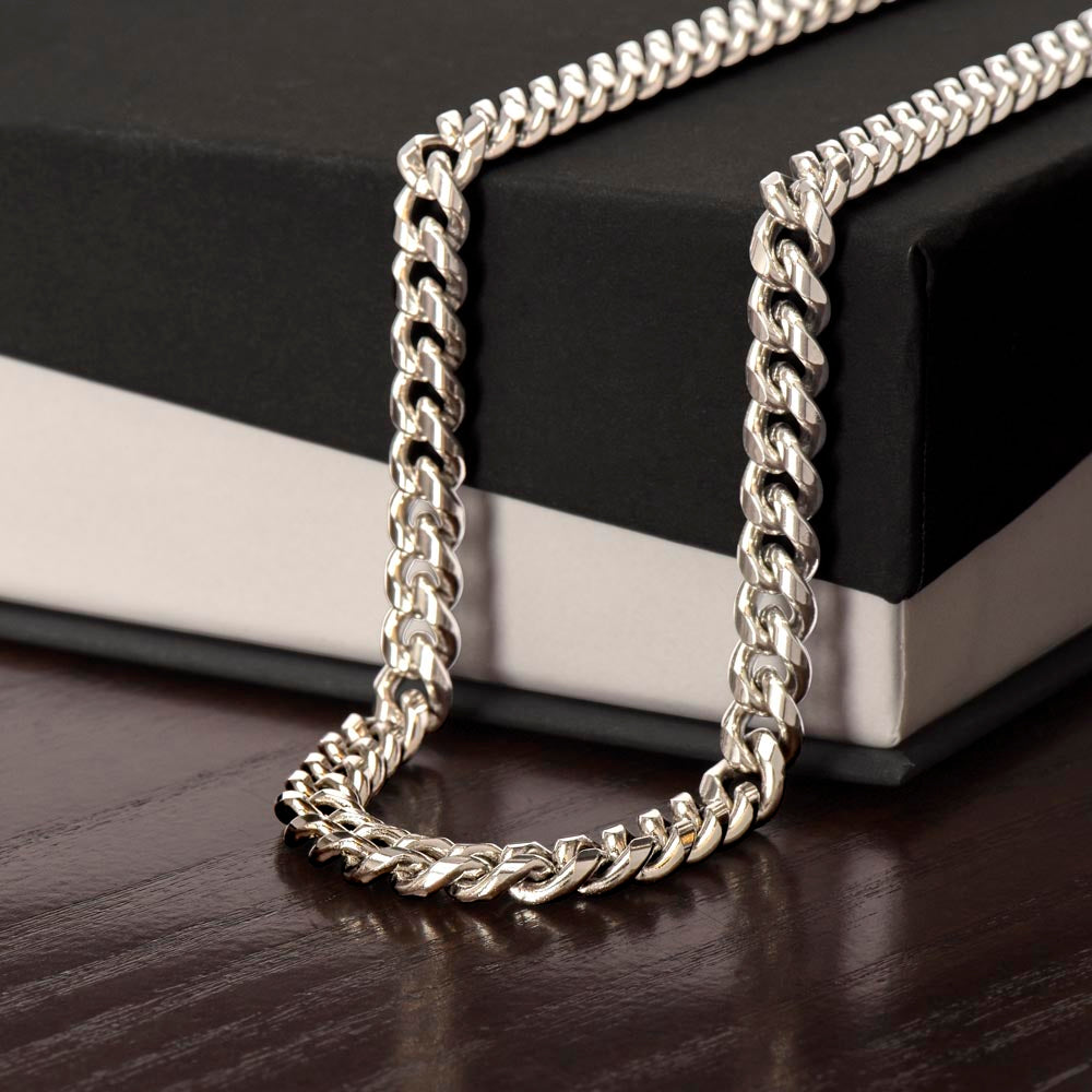 Follow Yor Dreams 2026 Graduation  Cuban Chain White Gold