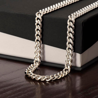 Follow Yor Dreams 2026 Graduation  Cuban Chain White Gold