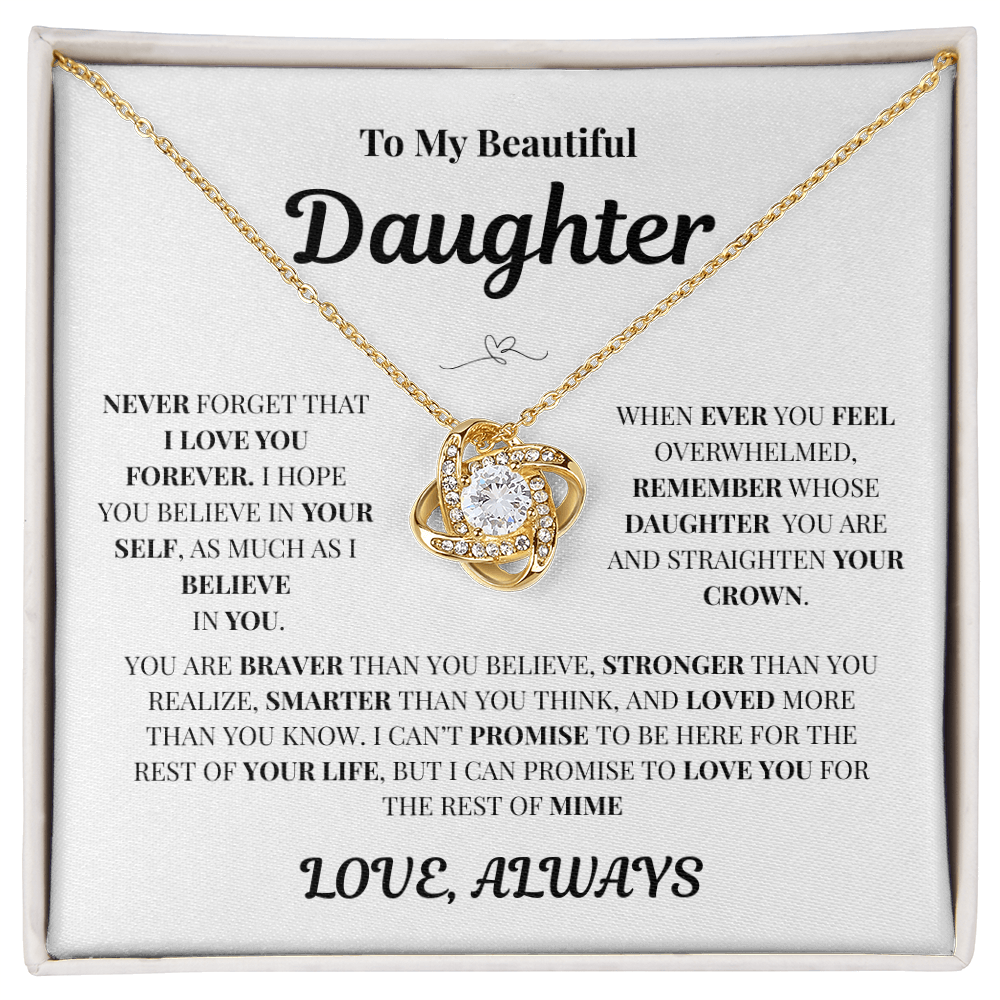 To My Beautiful Daughter – Love Always