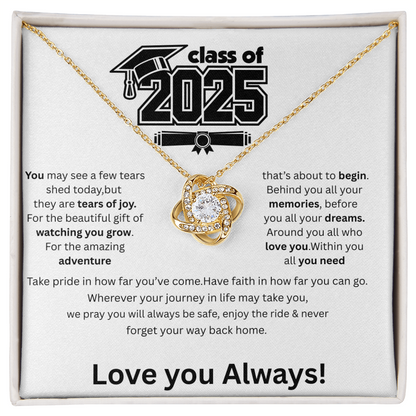 Class of 2025 Love Knot Necklace