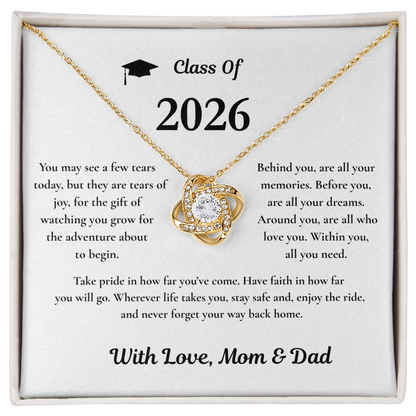 Graduation Hat 2026 /With Love Mom & Dad