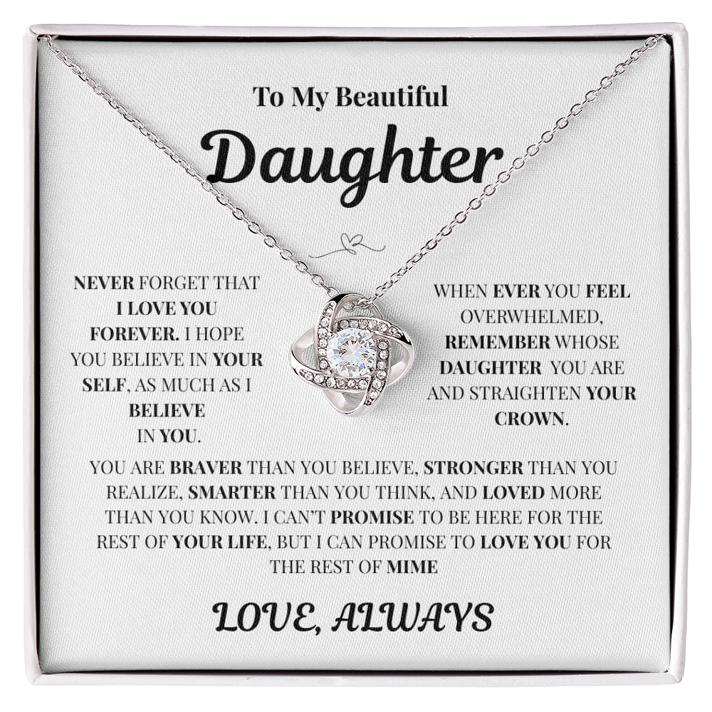 To My Beautiful Daughter – Love Always