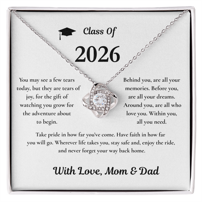Graduation Hat 2026 /With Love Mom & Dad