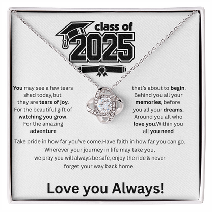 Class of 2025 Love Knot Necklace