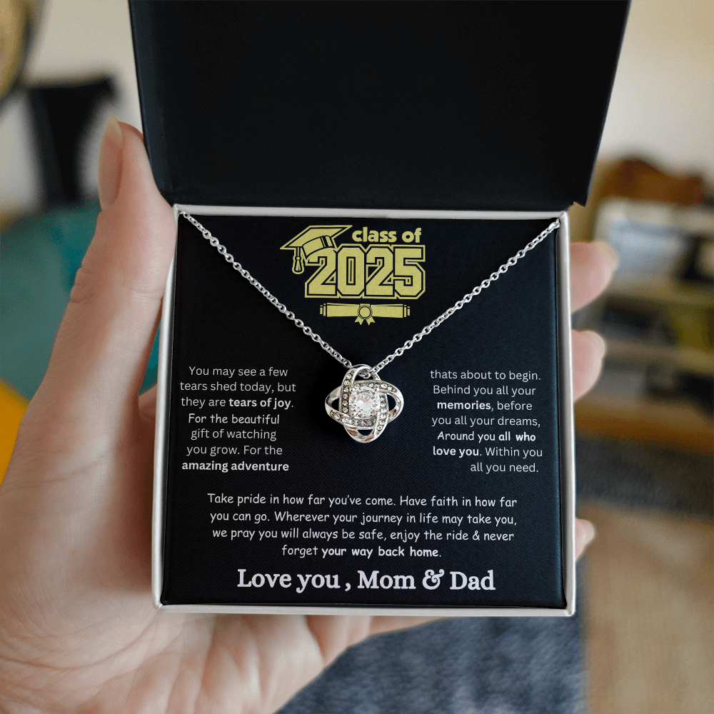 2025 Love Knot Graduation Necklace