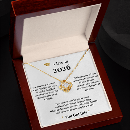 Class of 2026 Necklace/ You Got This