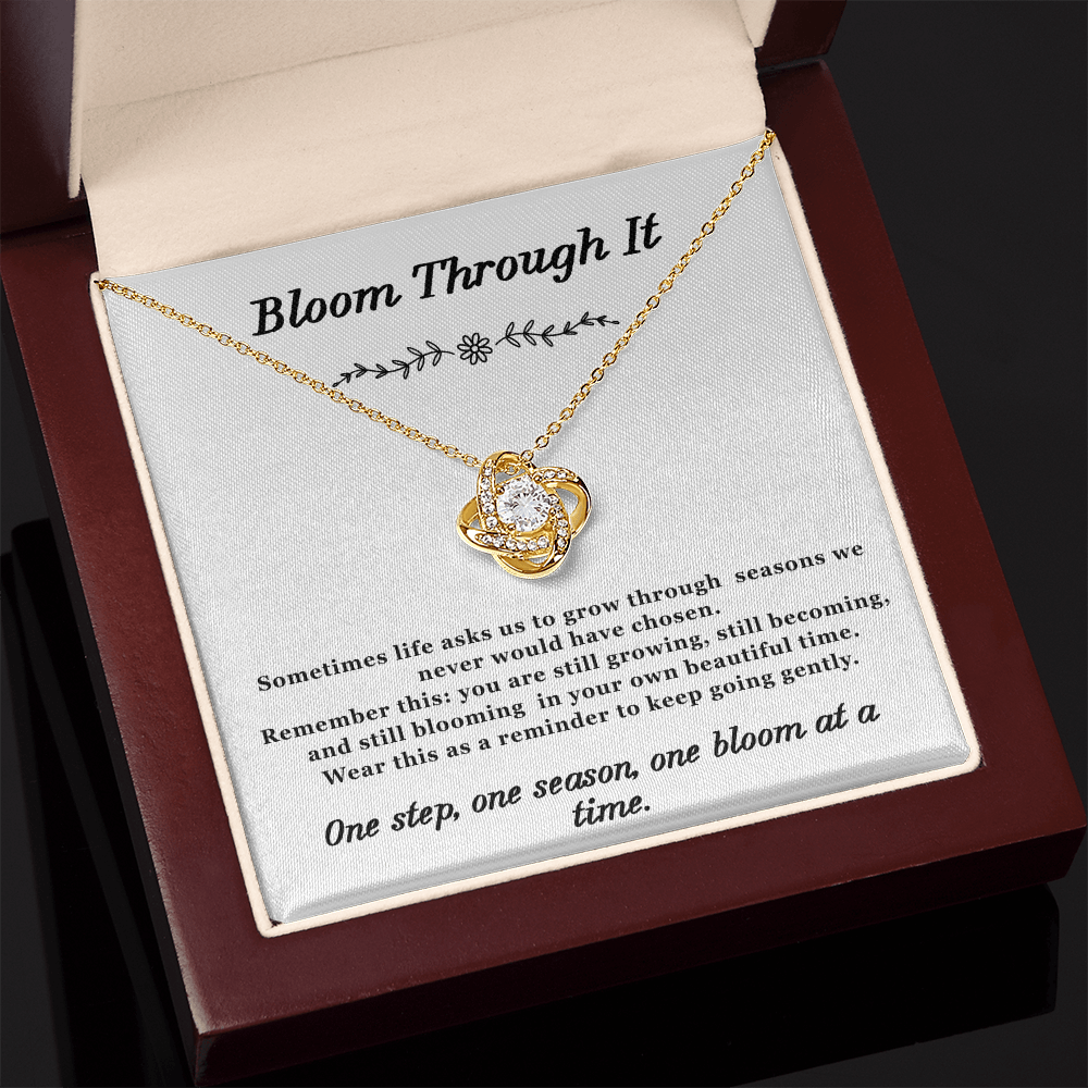 Bloom Through it Necklace Love-Knot