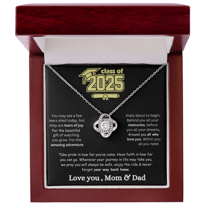 2025 Love Knot Graduation Necklace