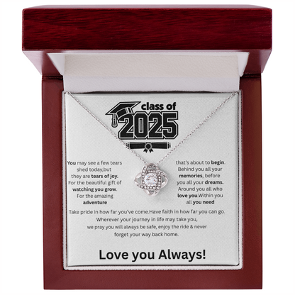 Class of 2025 Love Knot Necklace