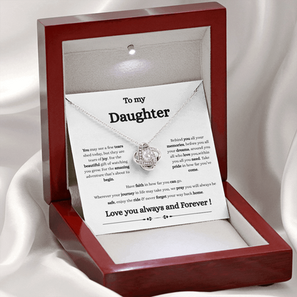 Happy Tears Daughter Necklace
