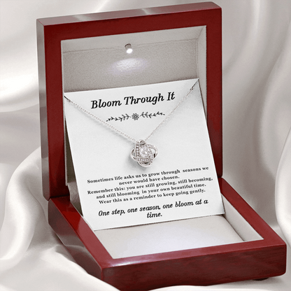 Bloom Through it Necklace Love-Knot