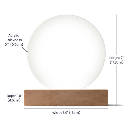 Stronger Than You Know – LED Acrylic Night Light