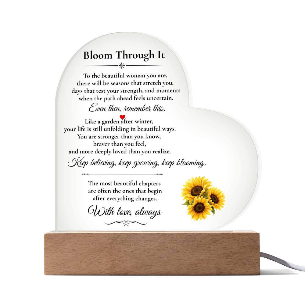 Bloom Through It Night Light
