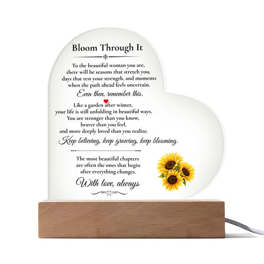 Bloom Through It Night Light