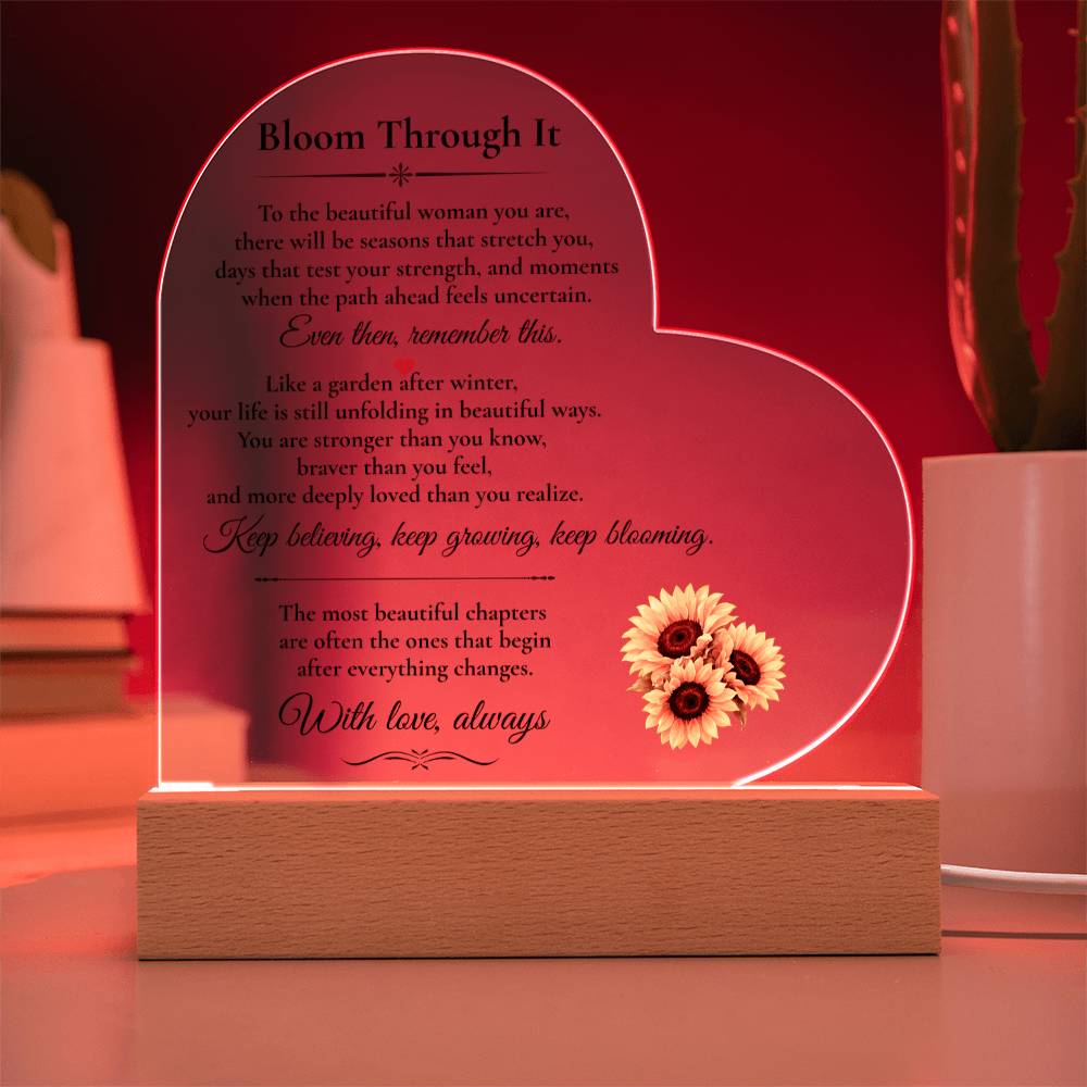 Bloom Through It Night Light