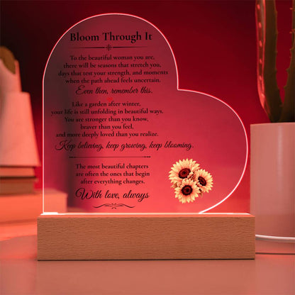 Bloom Through It Night Light