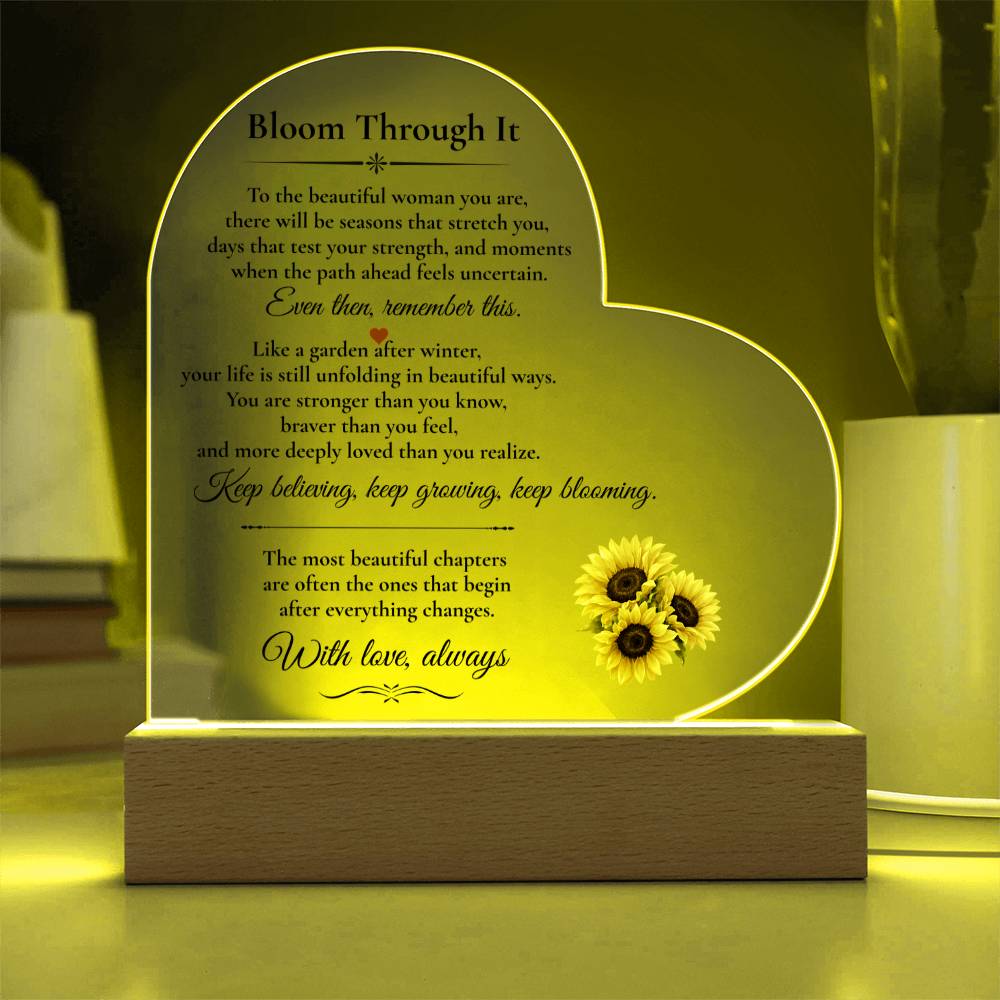 Bloom Through It Night Light